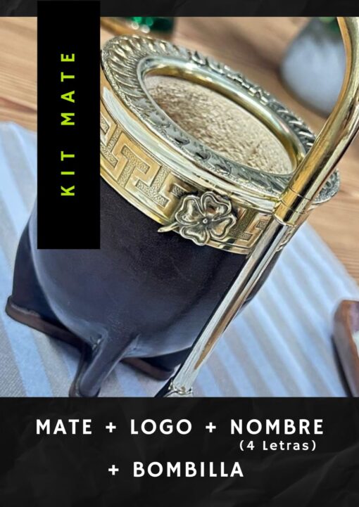 Kit Mate+Logo+nombre+Bombilla